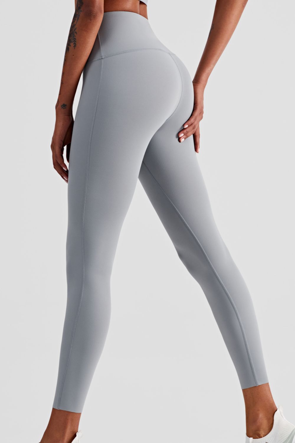 High Waist Seamless Ankle-Length Yoga Leggings-Teresa&#39;s Fashionista LLC