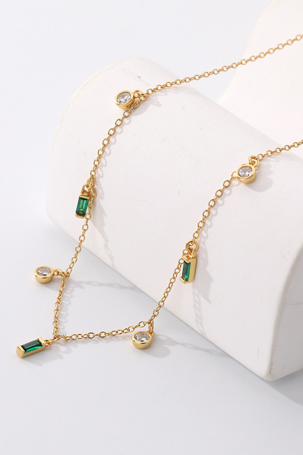 18K Gold Plated Multi-Charm Chain Necklace-Teresa&#39;s Fashionista LLC