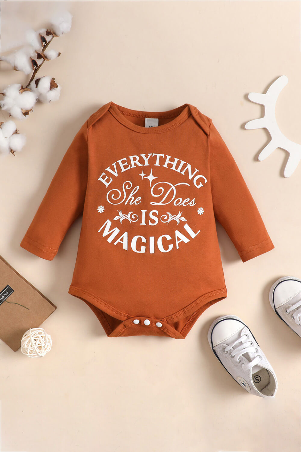 Baby Graphic Long Sleeve Bodysuit-Teresa&#39;s Fashionista LLC